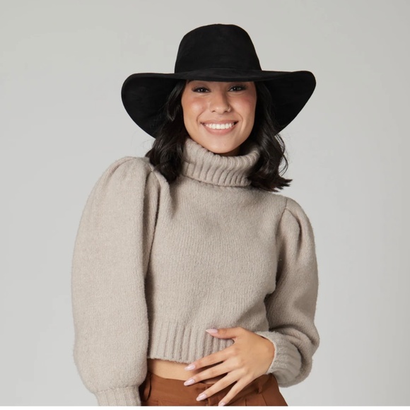 Anthropologie San Diego Hat Co. Suede Fedora - Picture 15 of 16